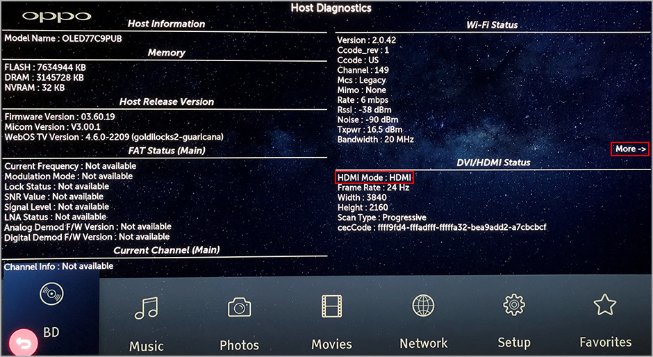 2019 Lg Oled Calibration And User Settings No Price Talk Page